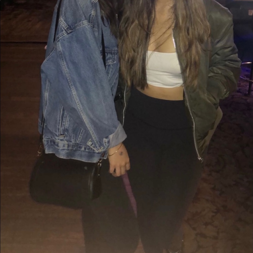 Oversized bomber jacket